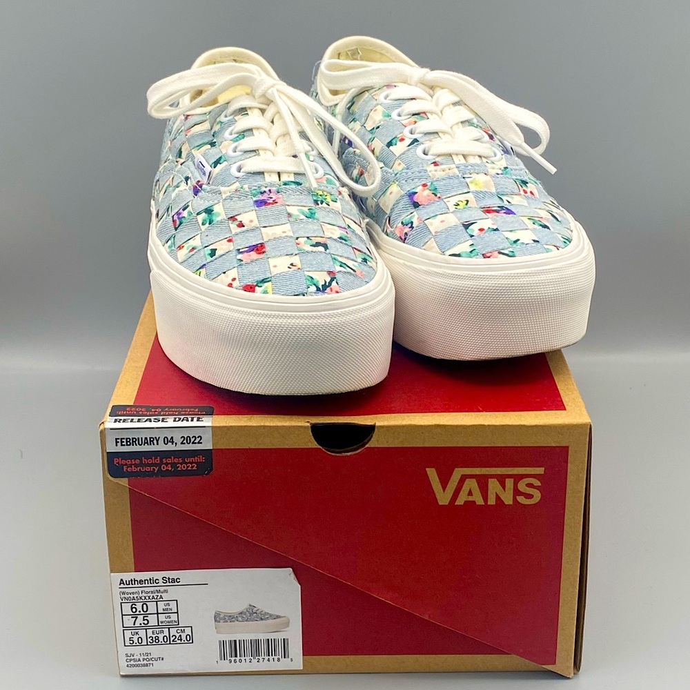 Euc Vans Authentic Stac Platform Lace-Up Sneaker … - image 1